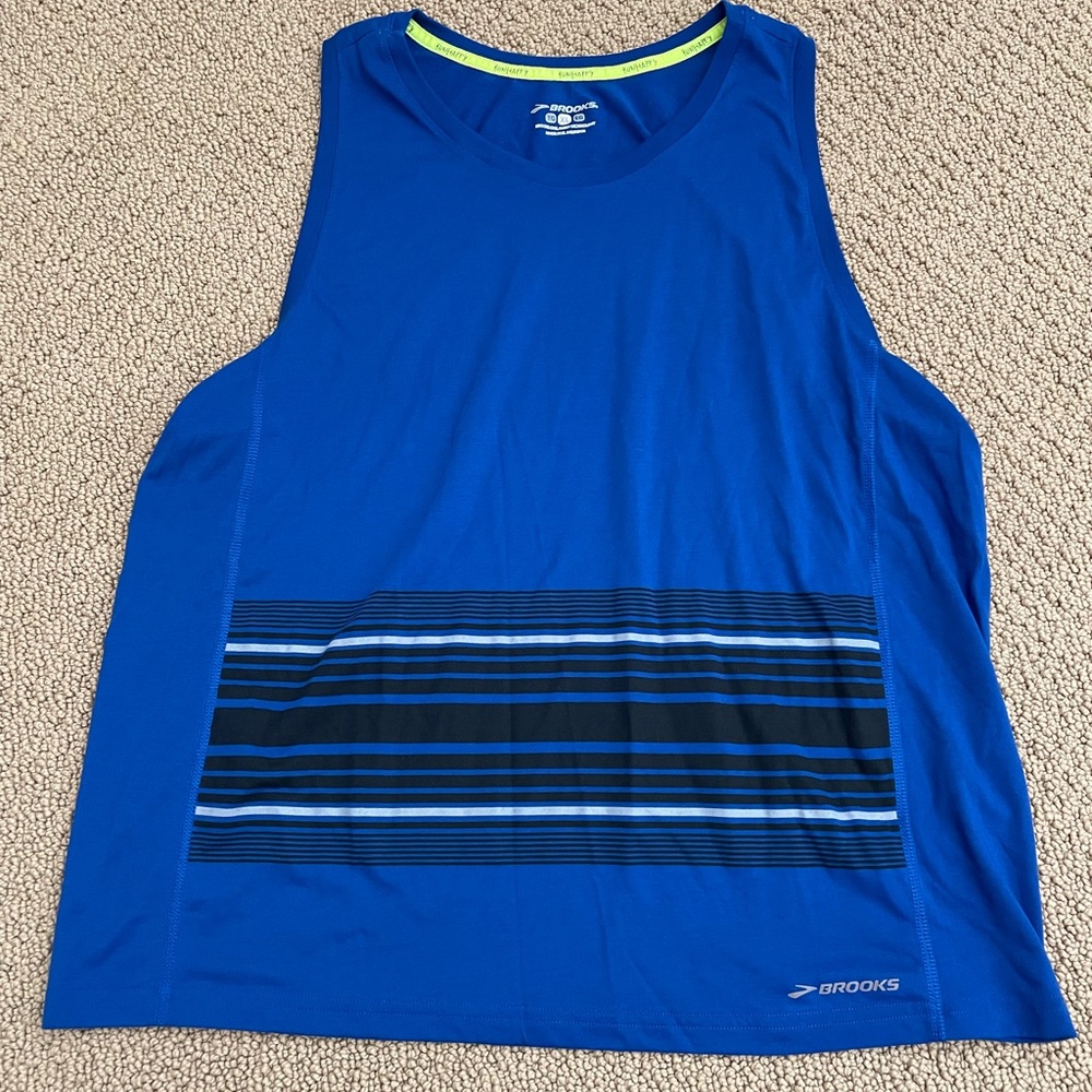 Mens Brooks Run Happy Tank Top